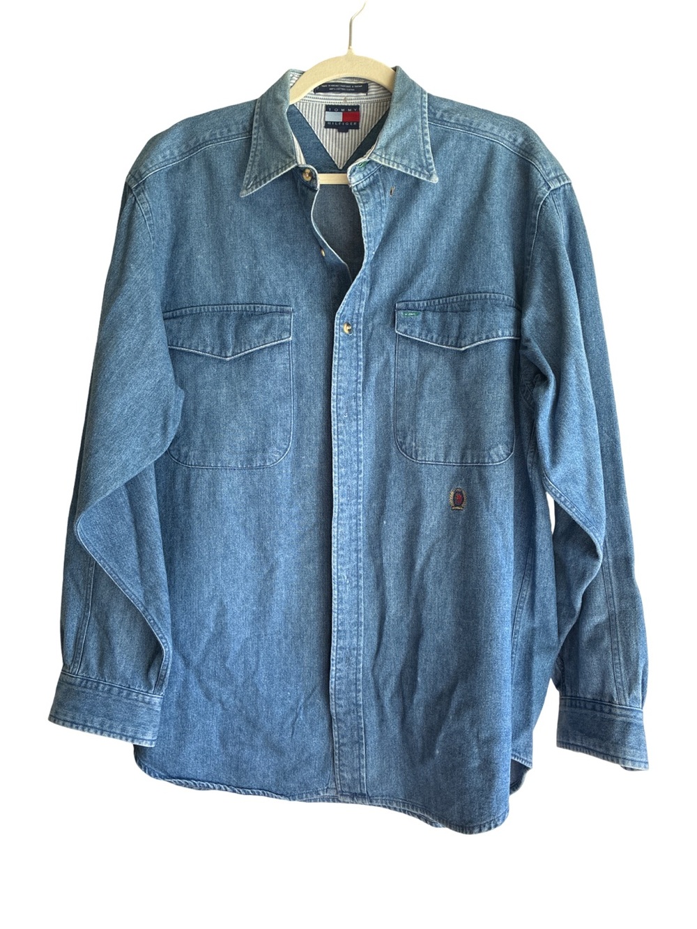 Tommy Hilfiger Light Blue Denim Shirt Jacket